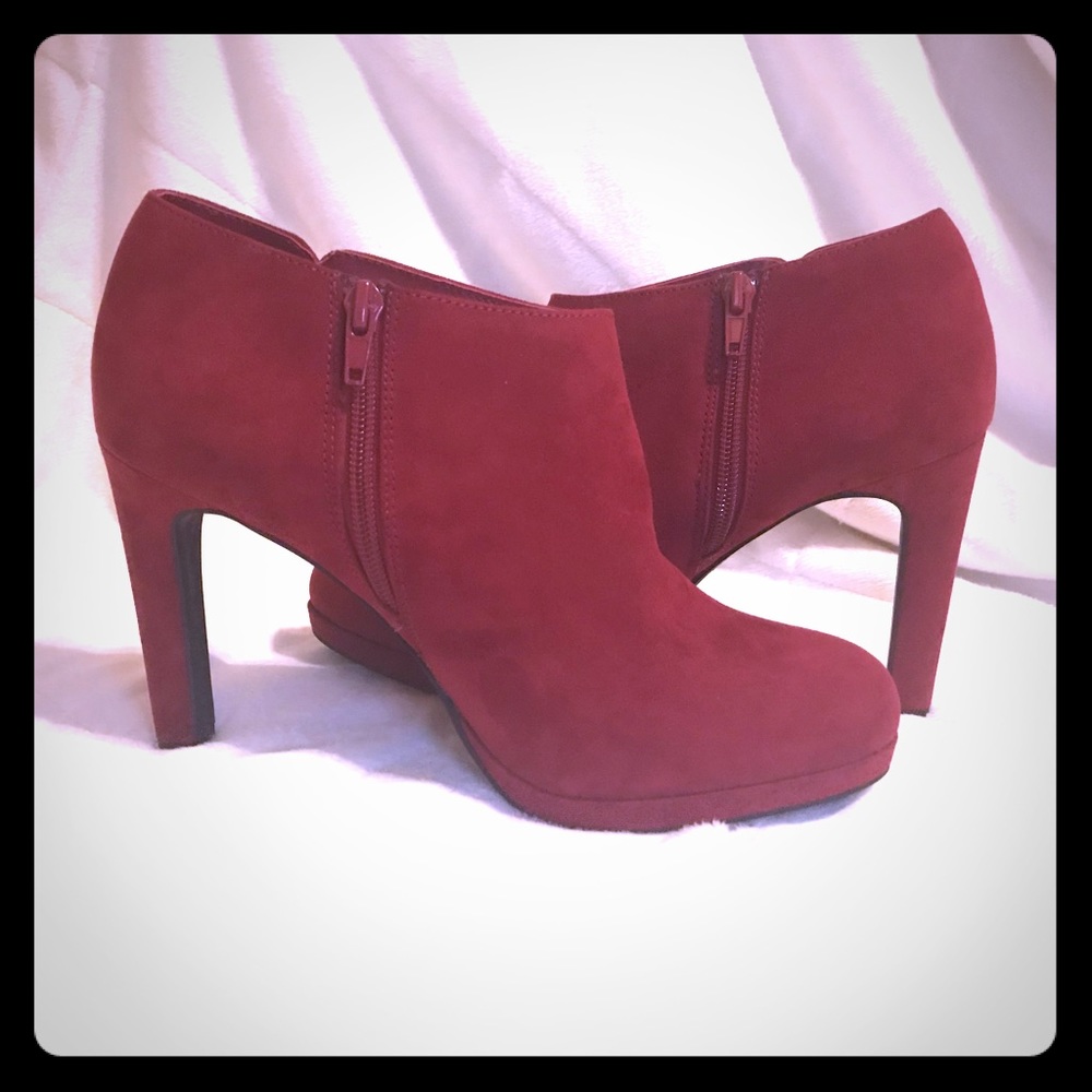 Kelly & Katie Red Booties